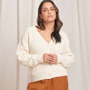 Tradlands Shelter Cardigan Birch